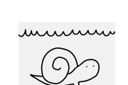 A small shelled creature with legs, underwater.